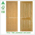 Mahagoni Holzfurnier Flush Holz Tür mit preiswerteren Preis